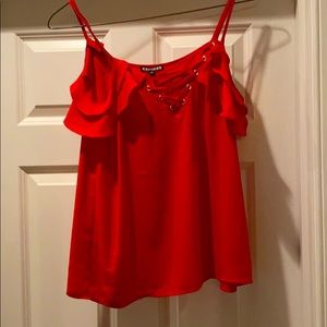 Express off shoulder shirt new with tags
